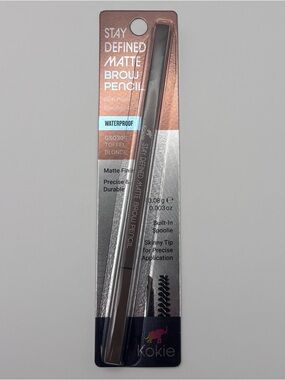 Kokie Stay Defined Matte Brow Pencil – Toffee Blonde (BNIB)